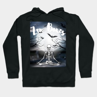 Skeleton meditating - Zen Bones Hoodie